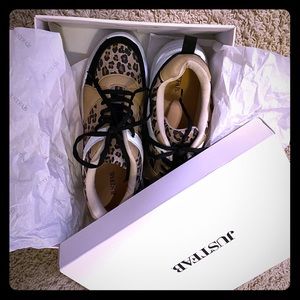 JustFab Cheetah Sneakers